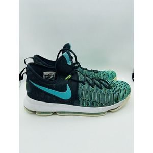Nike Zoom KD 9 Clear Jade Black 843392-300 Birds Of Paradise Durant Shoes Sz 12